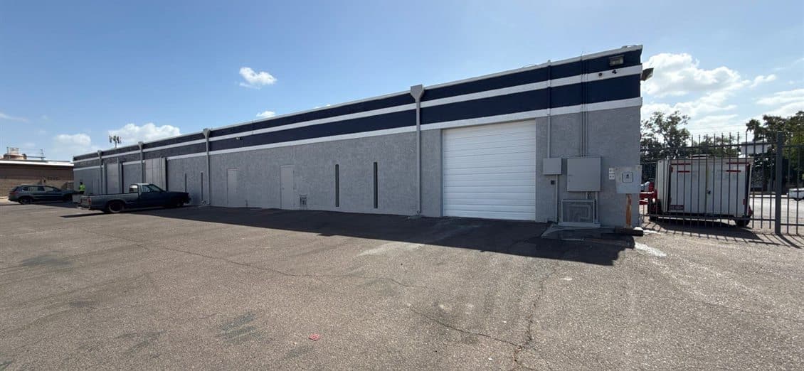 Industrial Warehouse Building Exterior Repainted By ACP Commercial Painting Company In Phoenix, AZ