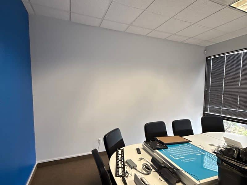 Corporate office conference room repainted by ACP Commercial Painting Company in Tempe, AZ